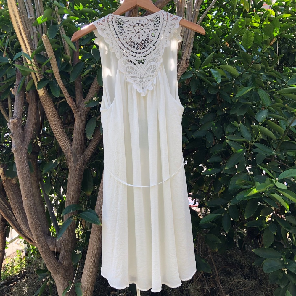 NEW H&M Crochet back detail Boho Dress | Cover Up